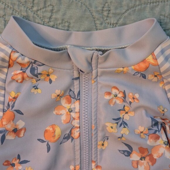 Carter Long Sleeve Swimsuit Toddler Girl Size 2T - Picture 8 of 12